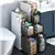 4-Tier Bathroom Storage Cabinet with Toilet Roll Holder