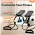 IMFIT Fitness Stepper , Mini Stepper with Resistance Band