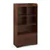 CubeScape 4-Tier Display Shelf with Double Doors - Brown