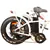 Vélo électrique pliable DJ 500W 48V 13Ah MARQUE CANADIENNE - Blanc