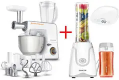 Sencor 3700WH Stand Mixer in White & Smoothie Maker/Scale Bundle 