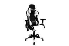 Nicer Furniture ® Racing Gaming Chair with Head Cushions White