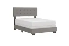 Exton - 54&#39;&#39; Bed - Light Grey - Click for more details