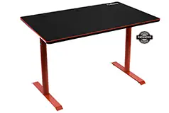 Arozzi Arena Leggero Gaming Desk in Red - Click for more details