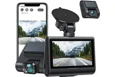iZEEKER 4K Dual Dash Cam with WiFi GPS, 4K&amp;1080P Dash Cam - Click for more details