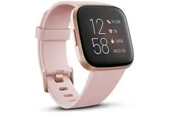Fitbit Versa 2 Health &amp; Fitness Smartwatch Petal/Copper Rose - Click for more details