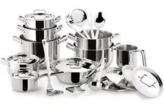 Lagostina Sfiziosa, 18/10 Stainless Steel Cookware Set Including - Click for more details
