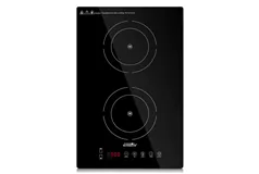 Double Induction Cooktop Countertop Built-in Vertical Dual Burner - Click for more details