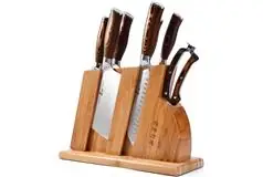 TUO 8-pcs Kitchen Knife Set - Forged German X50CrMoV15 Steel - Click for more details