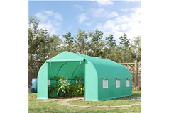 15&#39;x10&#39;x7&#39; Walk-in Greenhouse Growing House Ventilation Outdoor PE - Click for more details