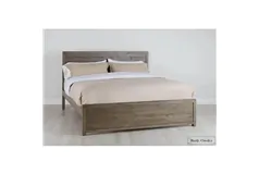 Rustic Classics Whistler King Grey Reclaimed Wood Platform Bed - Click for more details
