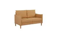 Yellow 54&#39;&#39; Loveseat Sofa for Bedroom, Modern Love Seats Furniture, Up - Click for more details