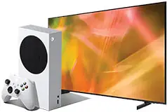 Samsung 65” AU8000 UHD 4K Smart TV & Xbox Series S Bundle 