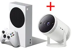 Xbox Series S 512GB Gaming Console &amp; Samsung The Freestyle Smart Portable LED Projector - Click for more details