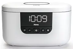 iHome 360&#176; UV-C Sanitizer Alarm Clock with Wireless/USB Charging - Click for more details