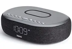 iHome Bluetooth Stereo Alarm Clock with Wireless/USB Charging - Click for more details