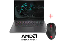 HP Omen 16.1" RX 6600M Gaming Laptop with HP Omen Mouse Included