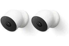 Google Nest Cam Wire-Free Indoor/Outdoor Security Camera - 2 Pack - Wh