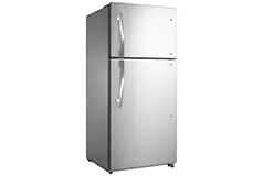 GE&#174; Energy Star 18 Cu. Ft. Top-Freezer Refrigerator - Stainless Steel - Click for more details