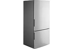 GE&#174; 17.7 Cu. Ft.Counter-Depth Bottom-Freezer Refrigerator - Stainless Steel - Click for more details