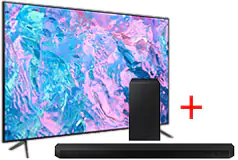 Samsung 70” CU7000 4K UHD Smart TV (2023 Model) &amp; Samsung HW-Q600B 3.1.2ch Soundbar - Click for more details
