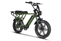 EMMO Paralo Pro 2.0-Powerful 750W-Dual Seater Electric Bike-Green - Click for more details