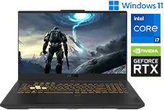 Asus TUF 17.3” RTX 4060 Gaming Laptop (i7-13700H/16GB/512GB/Win 11H) - Click for more details