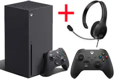 Xbox Series X 1TB with PDP LVL30 Wired Chat Headset Gaming Bundle - Click for more details