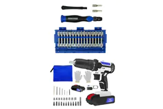 Cordless Power Drill 21V - 29PC + Screwdriver Set 36PC - Click for more details
