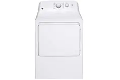 GE 6.2 cu.ft. Top Load Electric Dryer with SaniFresh Cycle in White