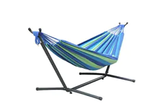 Two People Ocean Blue Hammock with Stand - Click for more details