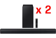 Samsung C-Series HW-C450 Soundbar - Bundle of 2