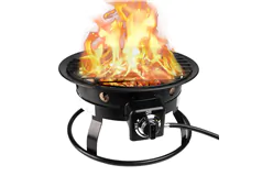 Outdoor Portable Electric Start, Propane Gas Fire Pit 19inch - Click for more details