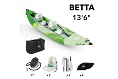 Aqua Marina - BETTA-412 Recreational 2-person Kayak - Click for more details