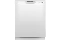 GE 24" Built-In Front Control Dishwasher - White