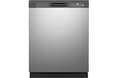 GE 24" Built-In Front Control Dishwasher - Stainless Steel