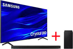 Samsung 75” UHD 4K Smart TV &amp;&#160;Samsung B-Series HW-B750D 5.1ch Soundbar with Sub Woofer - Click for more details