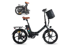 EMMO F7 Ebike - Folding Electric Bicycle - Scooter - Black - Click for more details