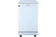Danby 18” Portable Dishwasher - White - Click for more details
