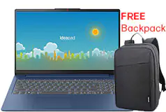 Lenovo IdeaPad Slim 3 15.6" R3-7320U + FREE Lenovo 15.6" Backpack