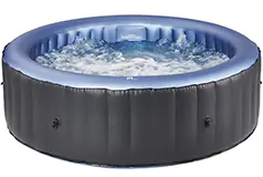 MSpa BERGEN 4-Person Comfort Series Bubble Spa (Round) - Dark Grey