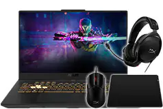 Asus TUF 17.3” RTX 4060 Gaming Laptop with Headset / Mouse / Pad Bundle - Click for more details