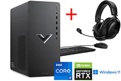 HP Victus I7-14700F Gaming Desktop Tower + FREE HyperX Cloud III Wireless Gaming Headset - Click for more details