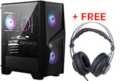 MSI Codex R2 RTX™ 3050 Gaming Desktop Tower + FREE MSI Wired Headset