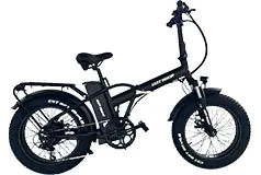 GoTyger 500W 48V 20” 4.0 Fat Tire Foldable eBike - Black - Click for more details