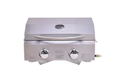 Two Burner 20000 BTUs Portable BBQ Grill with Propane - Click for more details