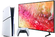 Samsung 70” UHD 4K Smart TV &amp; PlayStation 5 Slim Disc Edition Bundle - Click for more details