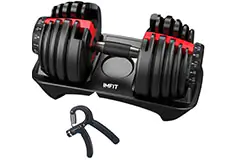 IMFIT 5lb-52.5lb Adjustable Dumbbell with Free Hand Grip Strengthener