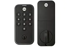 Yale Code Keypad Deadbolt - Black Suede