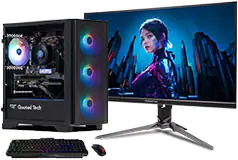 QT Shield RTX 4060 Gaming Desktop Tower + Acer Predator 27” FHD 280Hz Gaming Monitor - Click for more details